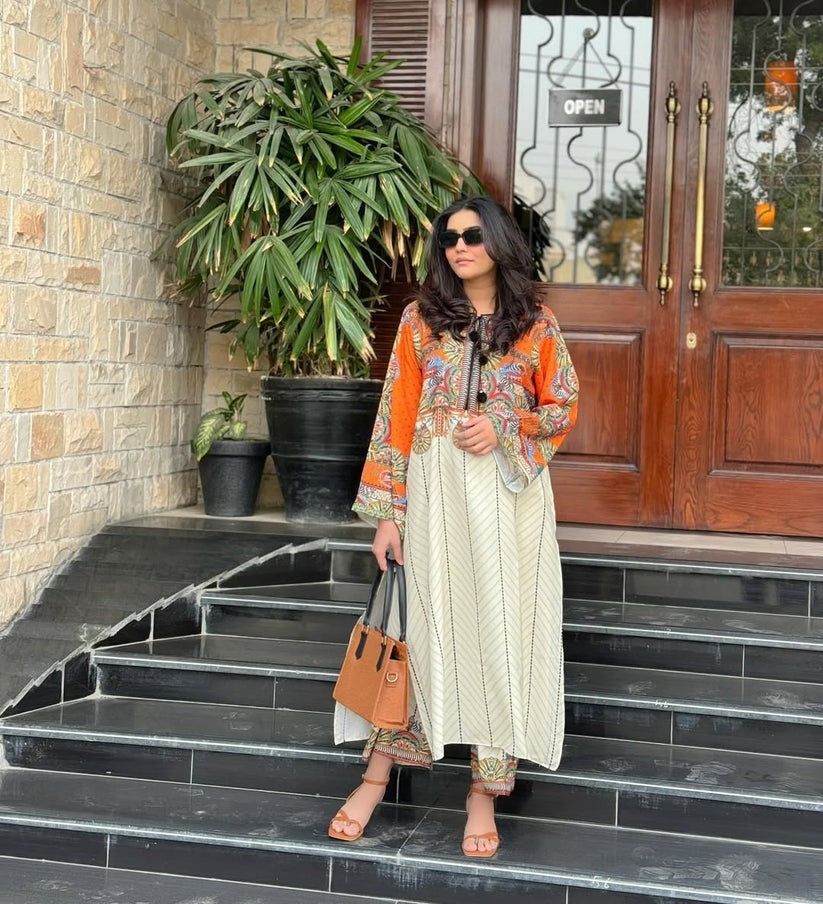 Hira Co-Ord 2-Piece Stitched Suit