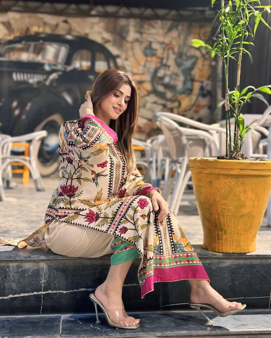 Gul Bahaar – Silky Lawn Co-Ord 2-Piece Set
