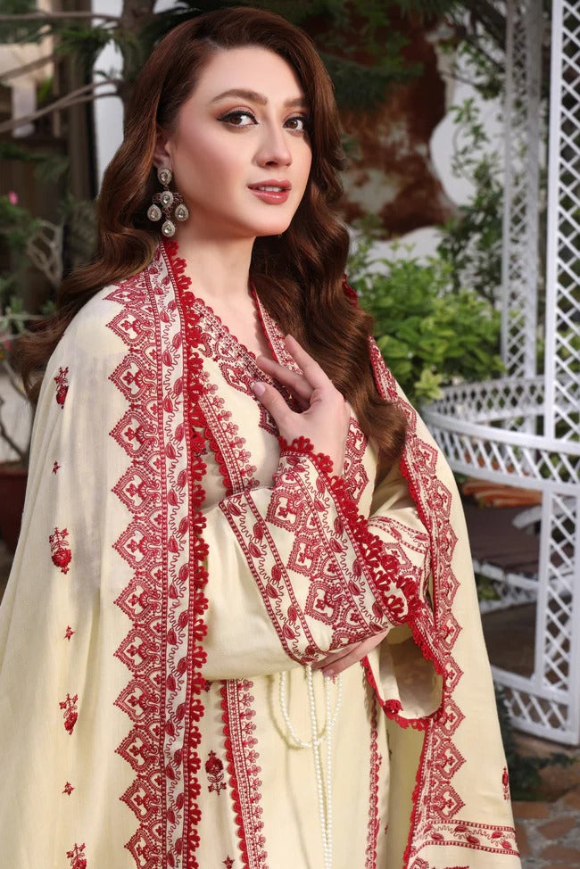 Sohbat Emb 3PC | Luxury Suit