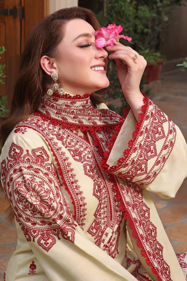 Sohbat Emb 3PC | Luxury Suit