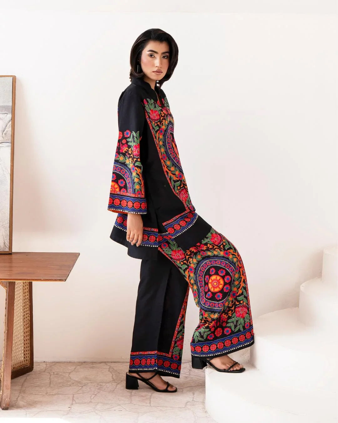 Sumbul – Vibrant Ethnic Co-Ord Set (With Mini Stolar)